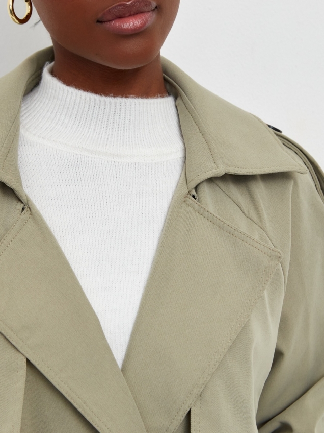 Женский демисезонный тренчкот, плащ