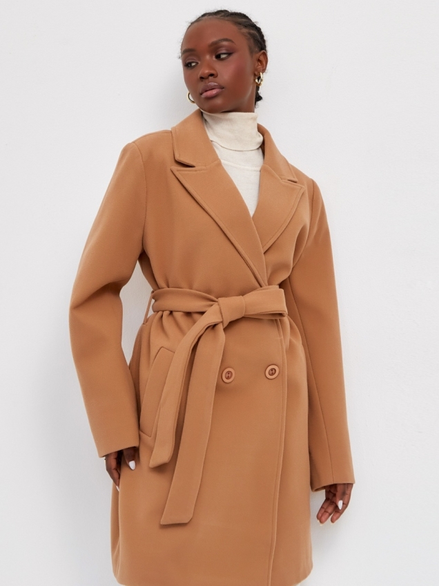 Женское демисезонное пальто оверсайз