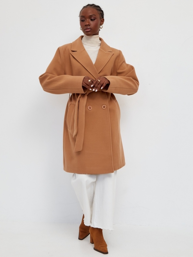 Женское демисезонное пальто оверсайз