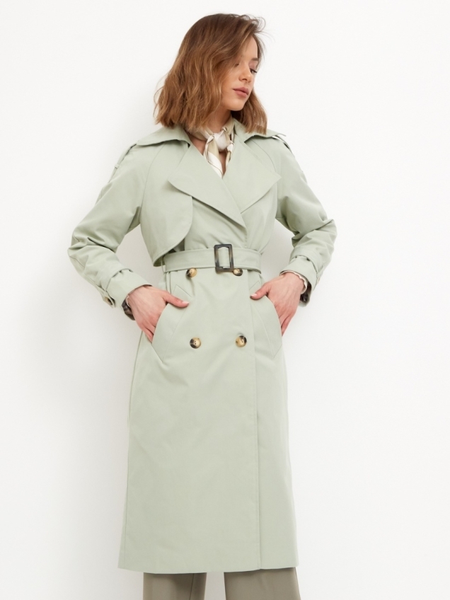 Женский демисезонный тренчкот, плащ