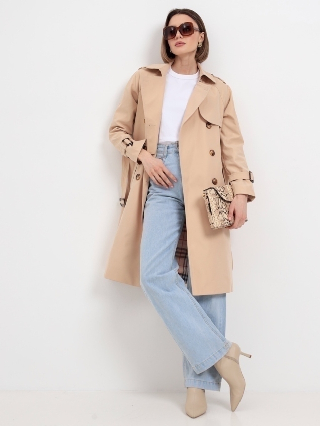 Женский демисезонный тренчкот, плащ