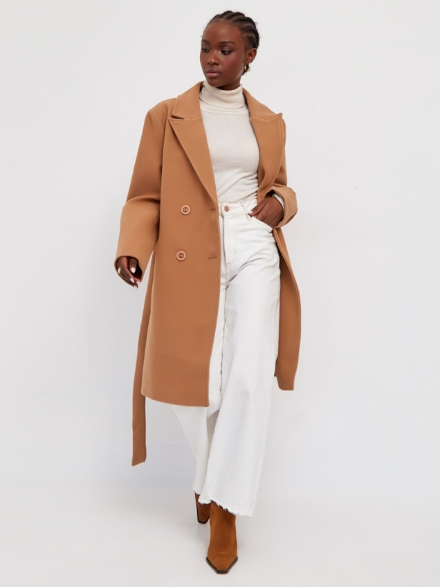 Женское демисезонное пальто оверсайз