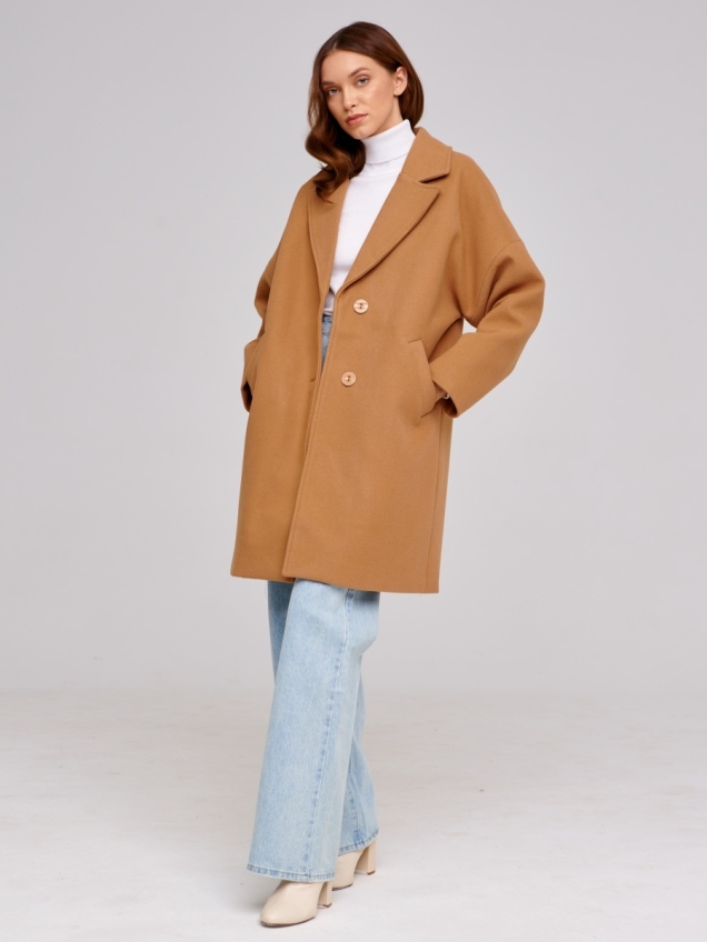 Женское демисезонное пальто оверсайз