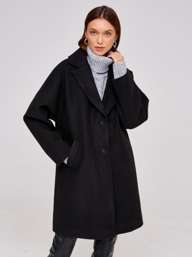 Женское демисезонное пальто оверсайз