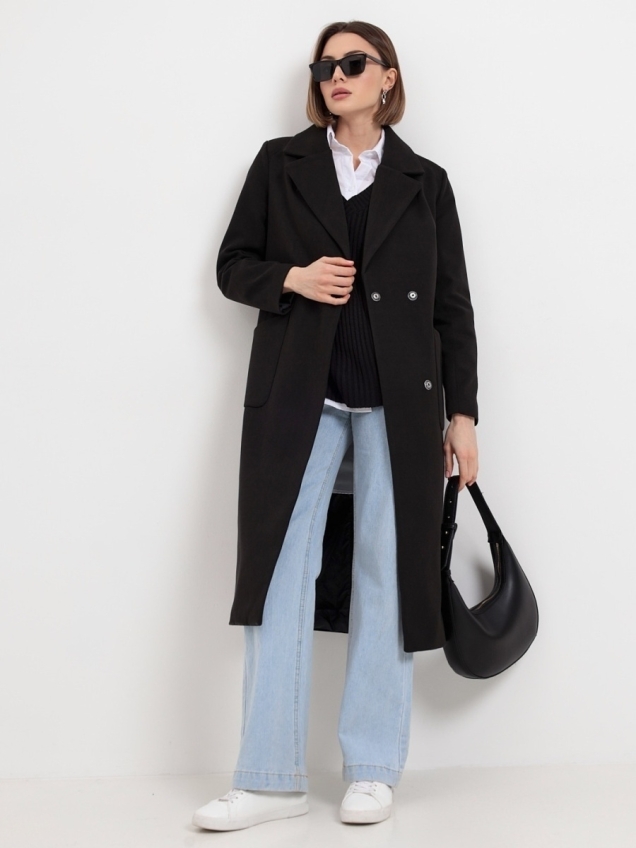 Женское демисезонное пальто оверсайз