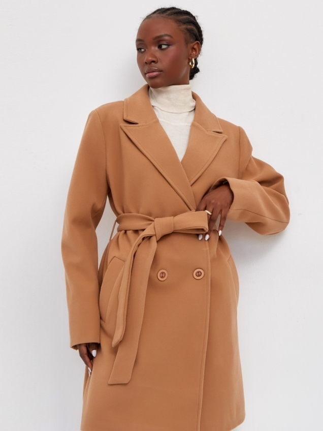 Женское демисезонное пальто оверсайз