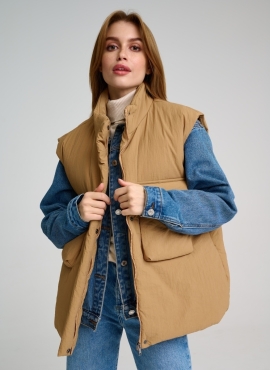 Женская зимняя куртка, теплый жилет