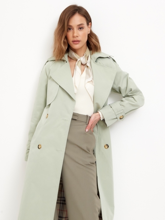 Женский демисезонный тренчкот, плащ