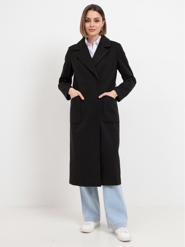 Женское демисезонное пальто оверсайз