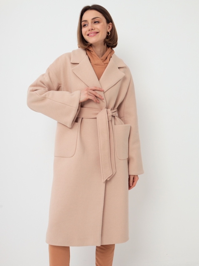 Женское демисезонное пальто оверсайз