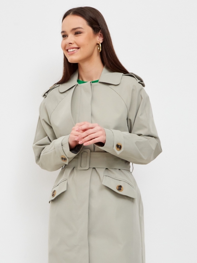 Женский демисезонный тренчкот, плащ