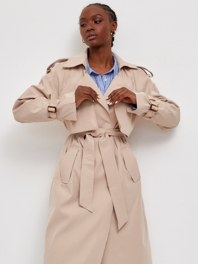 Женский демисезонный тренчкот, плащ