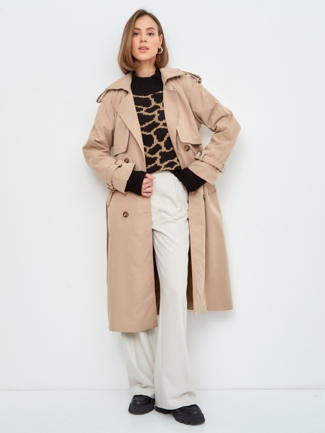 Женский демисезонный тренчкот, плащ