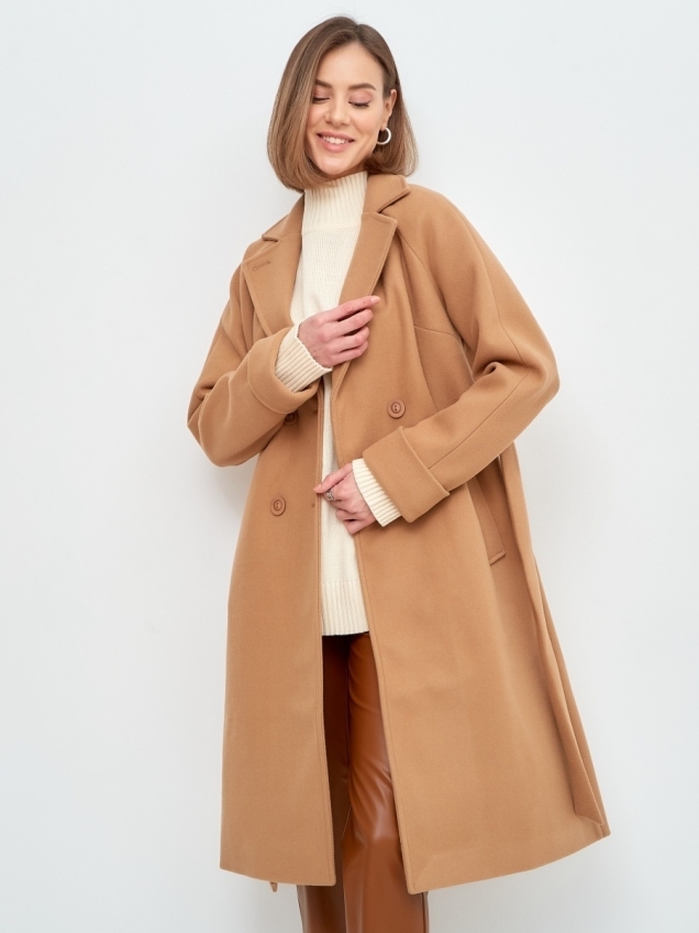 Женское демисезонное пальто оверсайз