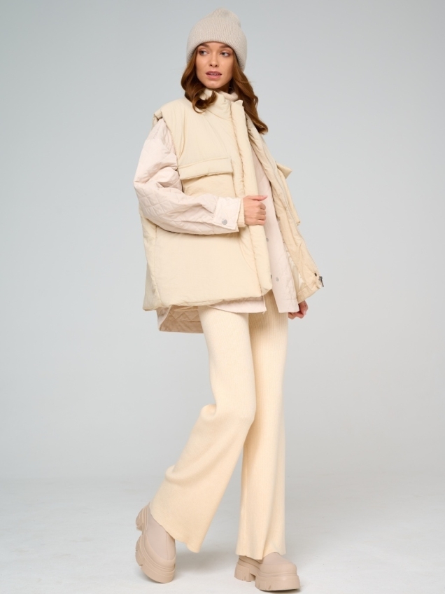 Женская зимняя куртка, теплый жилет