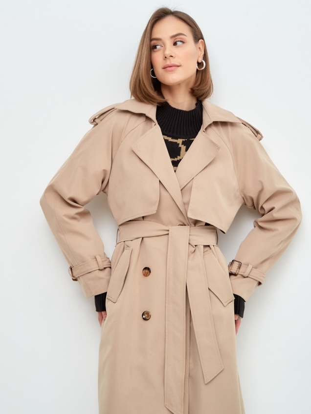 Женский демисезонный тренчкот, плащ