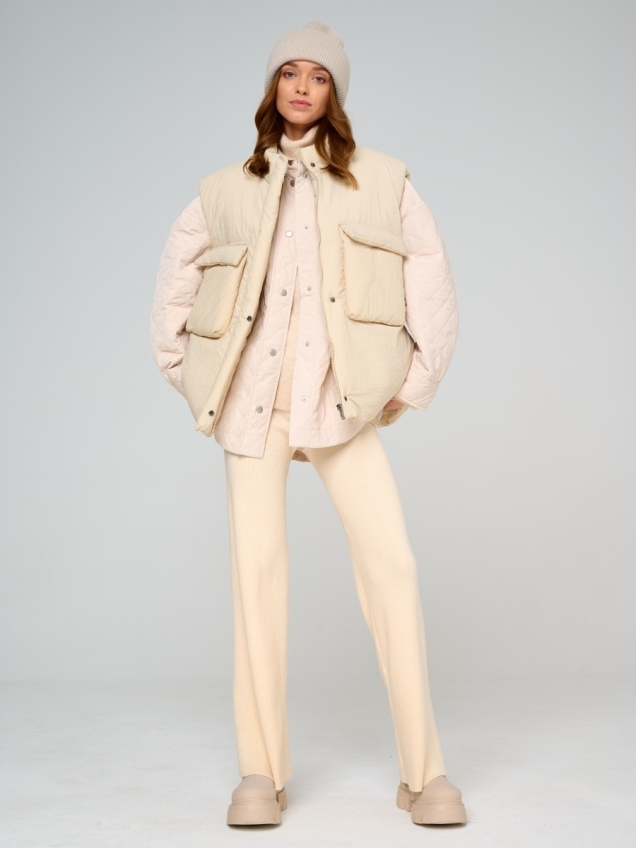 Женская зимняя куртка, теплый жилет