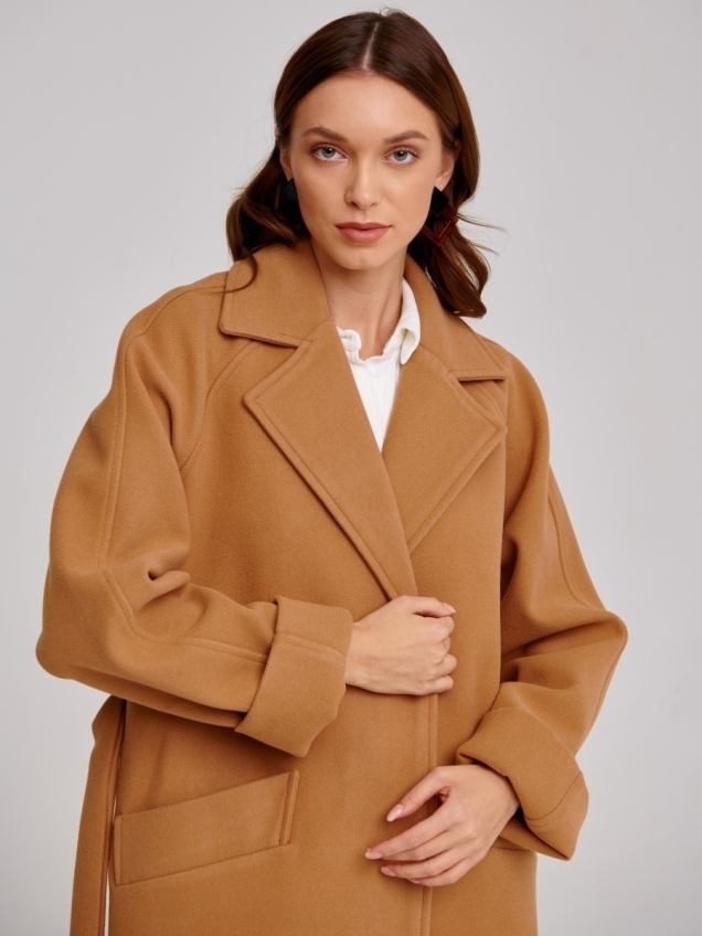 Женское демисезонное пальто оверсайз