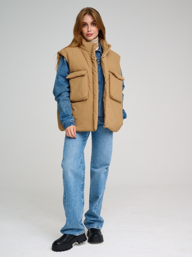 Женская зимняя куртка, теплый жилет