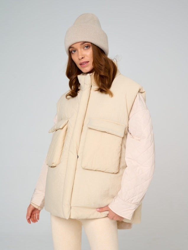 Женская зимняя куртка, теплый жилет