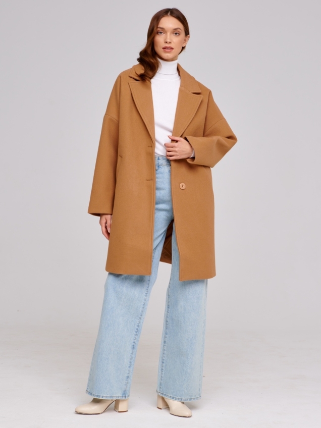 Женское демисезонное пальто оверсайз