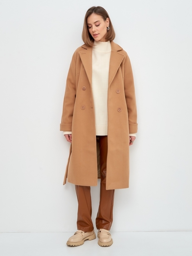 Женское демисезонное пальто оверсайз