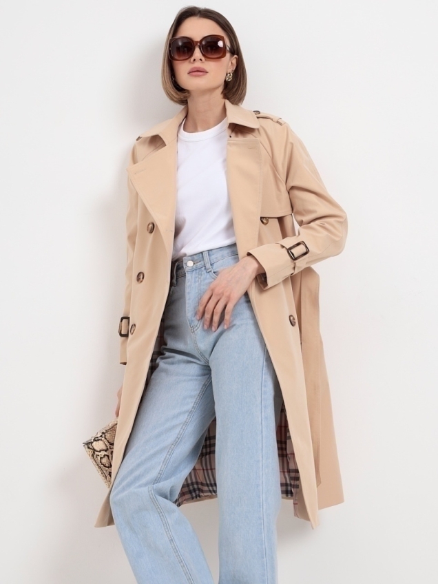 Женский демисезонный тренчкот, плащ