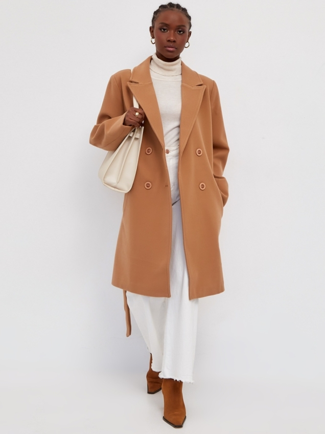 Женское демисезонное пальто оверсайз