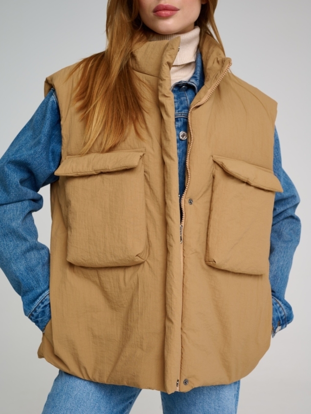 Женская зимняя куртка, теплый жилет