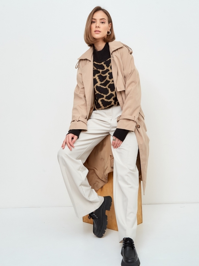 Женский демисезонный тренчкот, плащ