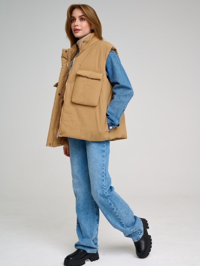 Женская зимняя куртка, теплый жилет